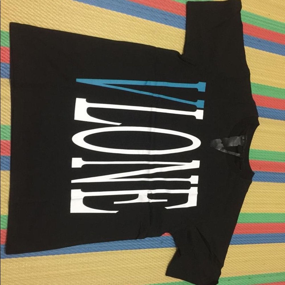 Vlone Blue Logo T Shirt